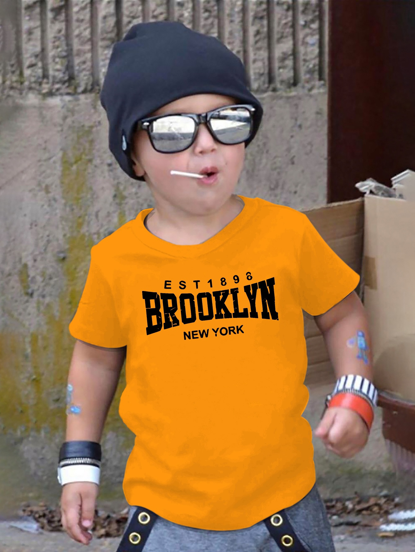 Camiseta Infantil Bed Stuy, Estilo Universitario De Brooklyn, Diseño Retro De Los 80 - España