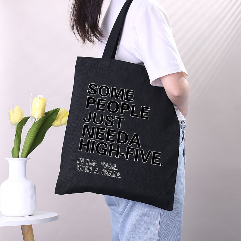 

Tote Bag Printed Humorous - Unlined, Washable, , - For , , , , , , And - For And School