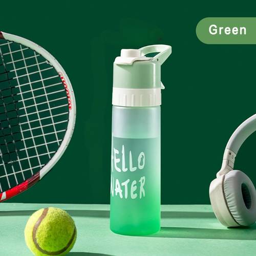 large capacity spray fog water bottle with spray mist system lightweight portable water cooler suitable for camping gym system for sports outdoor activities