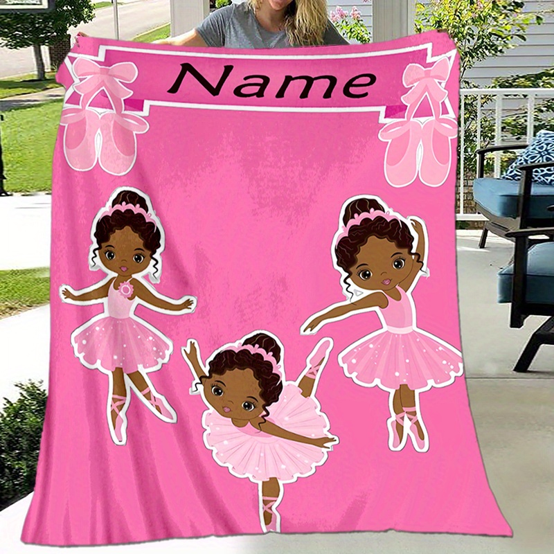 

Custom Name Blanket Printed On And Warm Blanket Great Holiday Gift For Family And Suitable For Camping And Travel