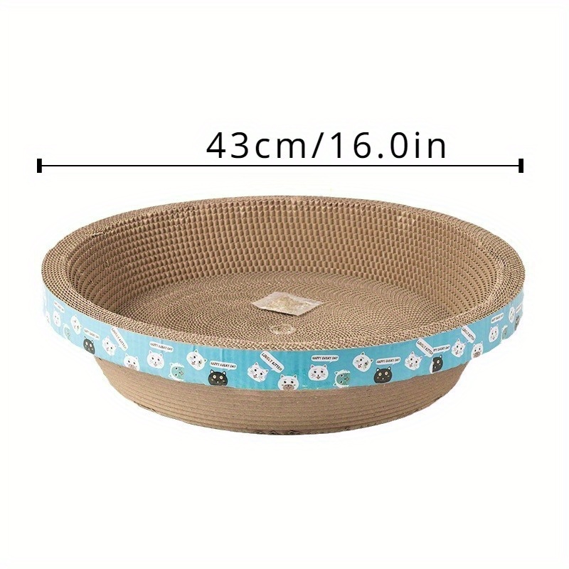 

Bowl-shaped Cat - Corrugated , Non-shedding & - - Cat Toy And Accessory