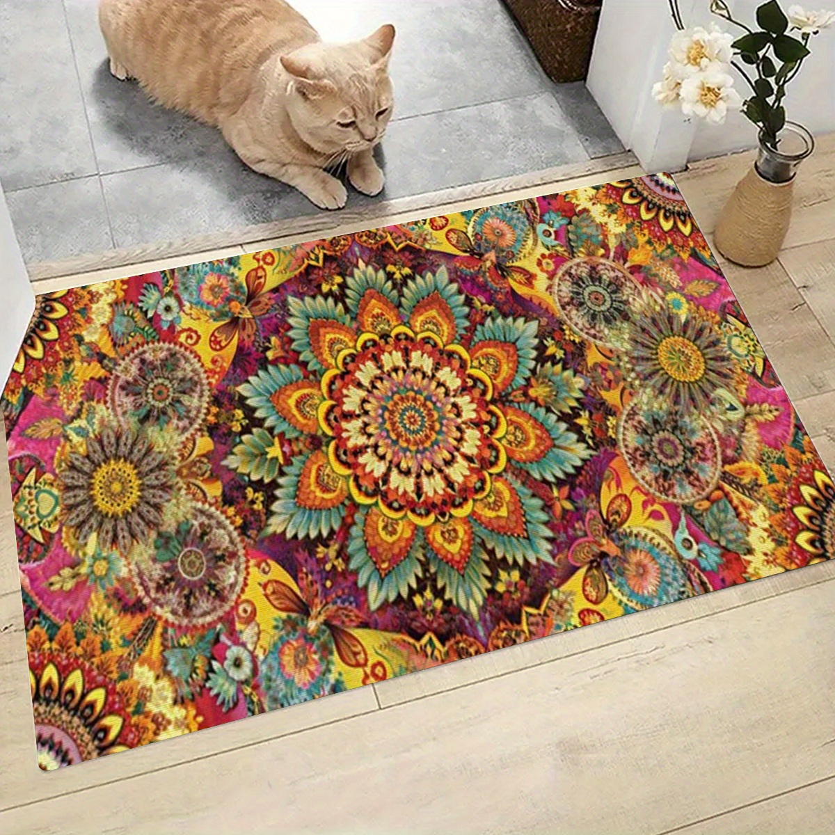 

1pc Pattern Mat Bathroom Mat And Mat