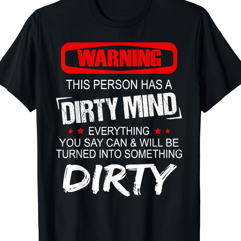 

Warning, Short Sleeve Men's T-shirt