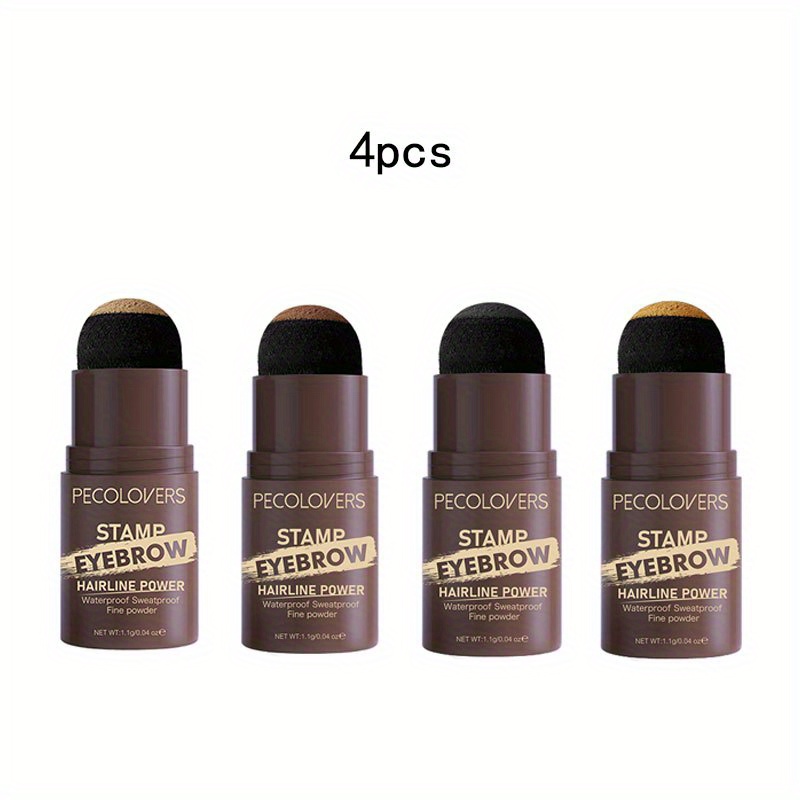 TEMU Hairline Shadow Powder Hair Chalk Hair Fluffy Powder Instantly Cover Up Modified Hair Edge Filled Forehead Hairline