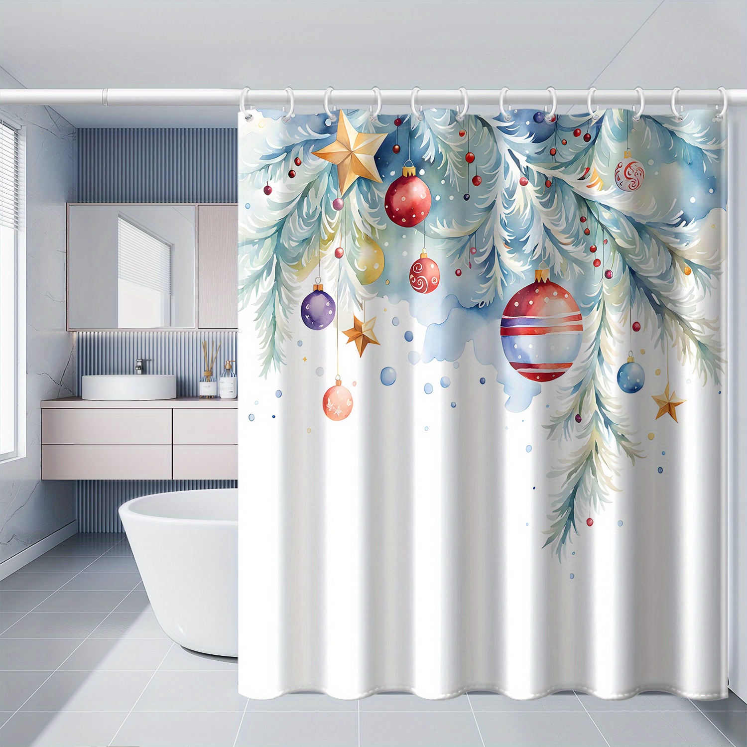 

Christmas & Shower Curtain - Polyester , , , 71x71