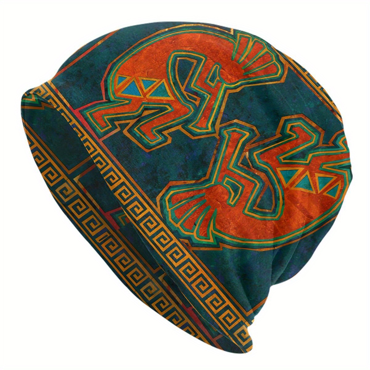 

Slim-fit, Biihudu -chic Tribal Skullies - Lightweight, Stretchy Beanie Hat For Men, Biihudu