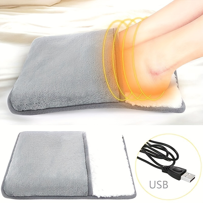 

Usb-powered Portable Foot Warmer - Safe, Battery-free Heating For Winter Comfort