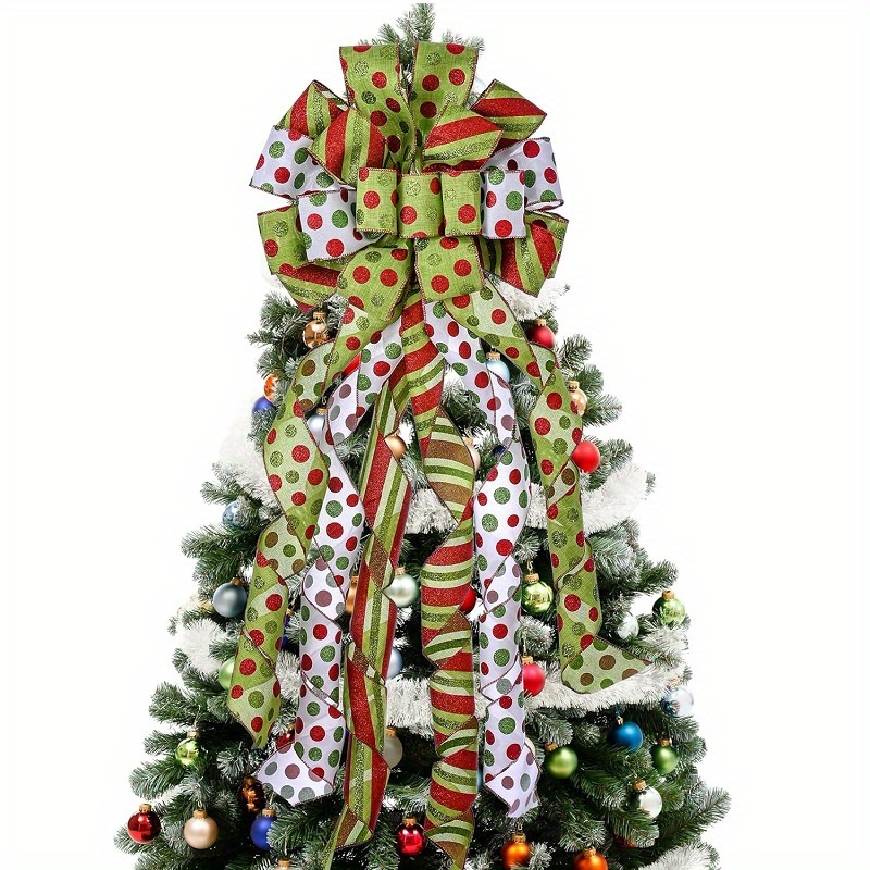 

& Christmas Tree Bow - 45"x13" Polyester Wreath For , , Decor - / Use