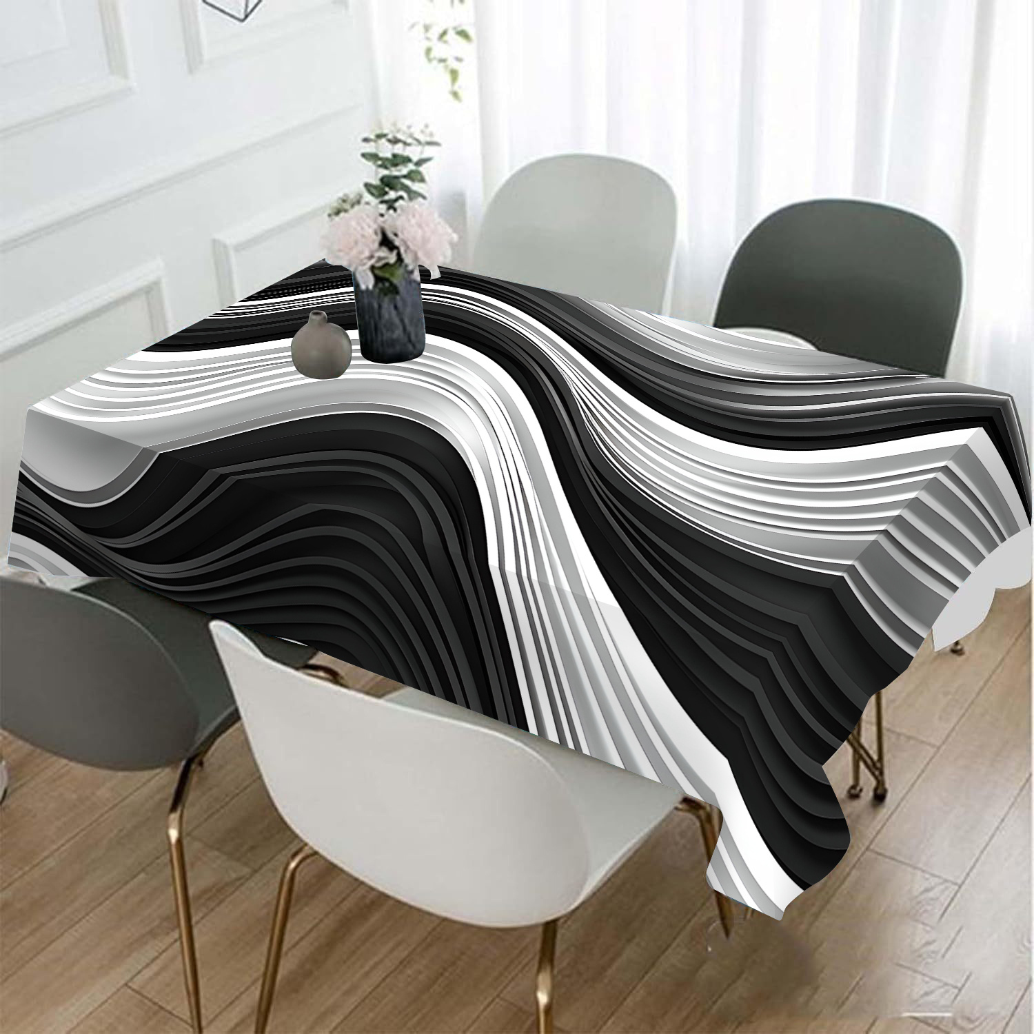 

[top-] Tablecloth - , Non-woven For Dining & Coffee Tables, Rectangular