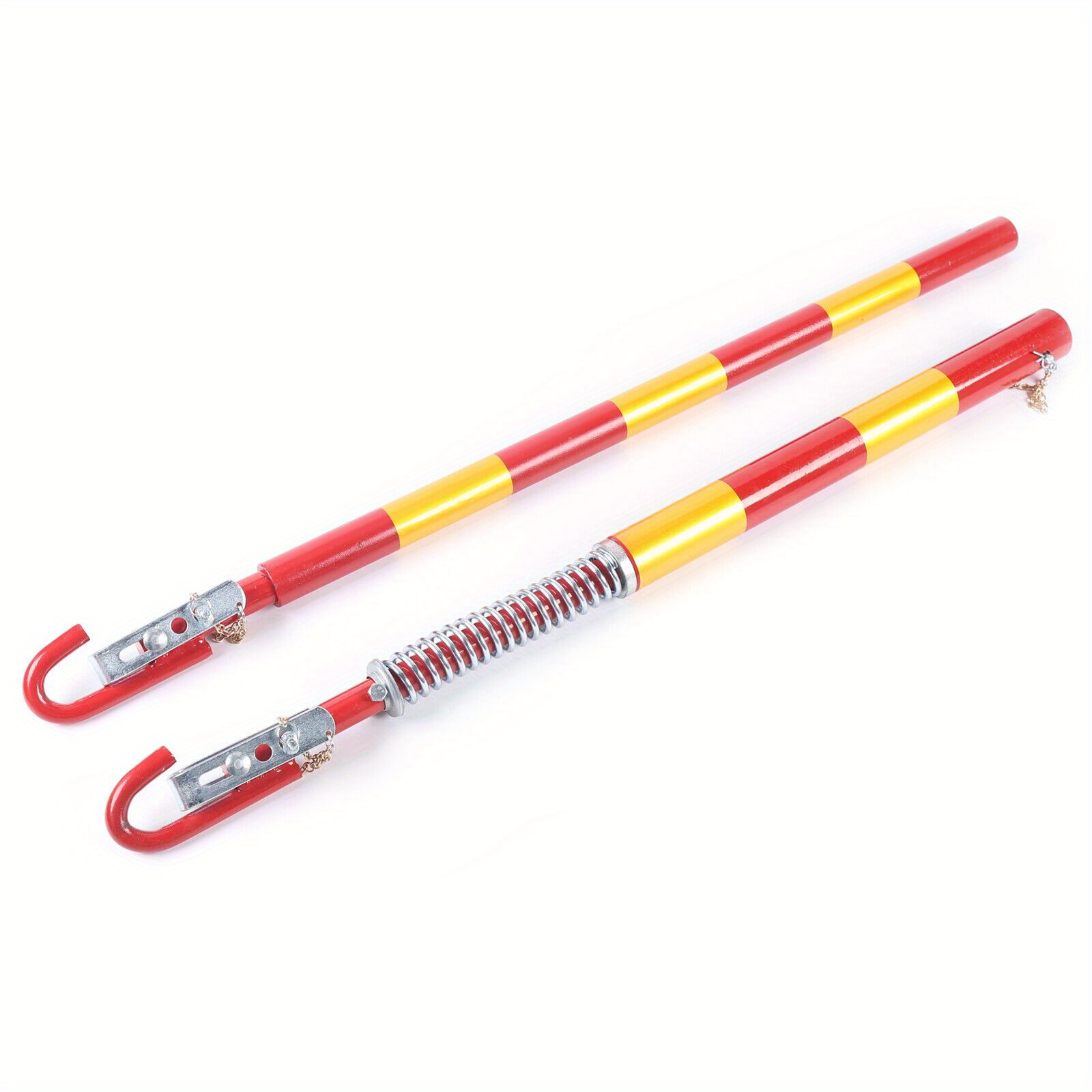 Image of 5000kg 5t Steel Towing Pole Tow Bar Recovery Spring Damper For Car Van Truck New
