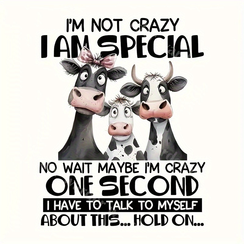 Hilarious Cow Quotes Vinyl Cars Laptops Temu