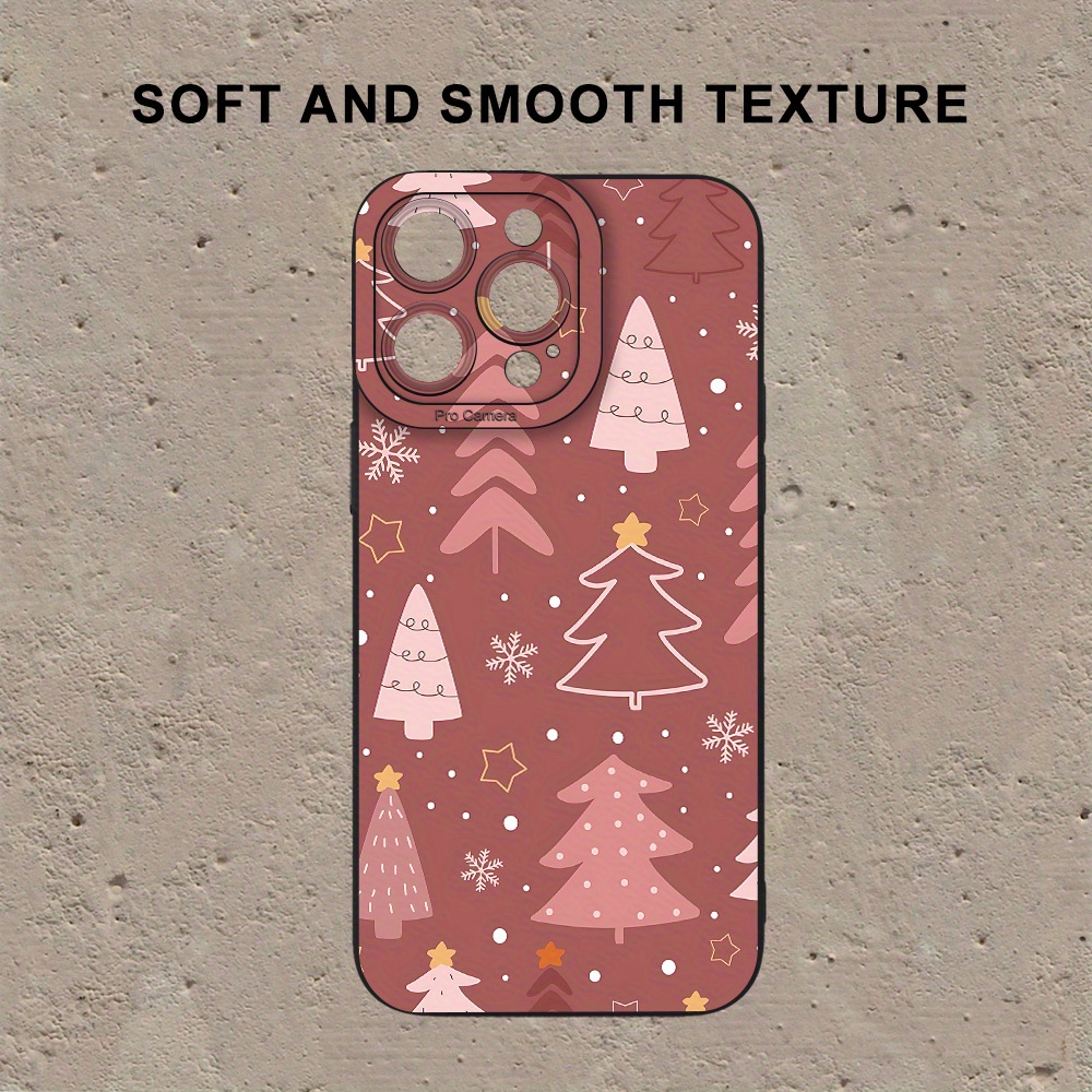 

A Creative Christmas Christmas Gift Christmas Color Red Christmas Tree Mobile Phone Case For 15 14 11 Xs Xr X 7 8 Plus Pro