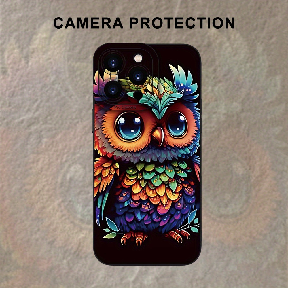 

Cute Fashion Owl For Iphone Multicolor Mobile Phone Case For Men And Women Gift 16 15 14 11 Xs Xr X 7 8 Plus Pro