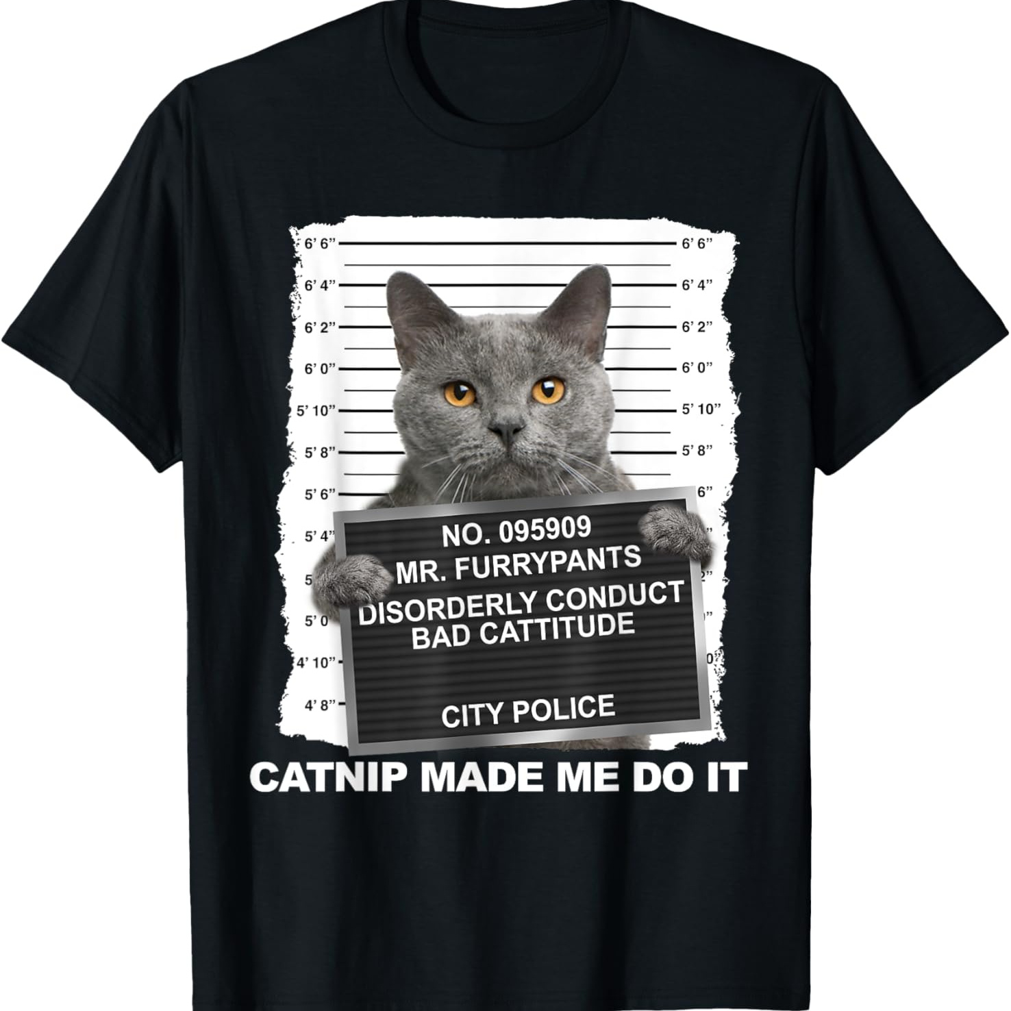 

Catnip Do It Funny Cat Tee T-shirt Cotton Diymen's Soft Breathable Comfortable Casual Sports And Christmas Gifts