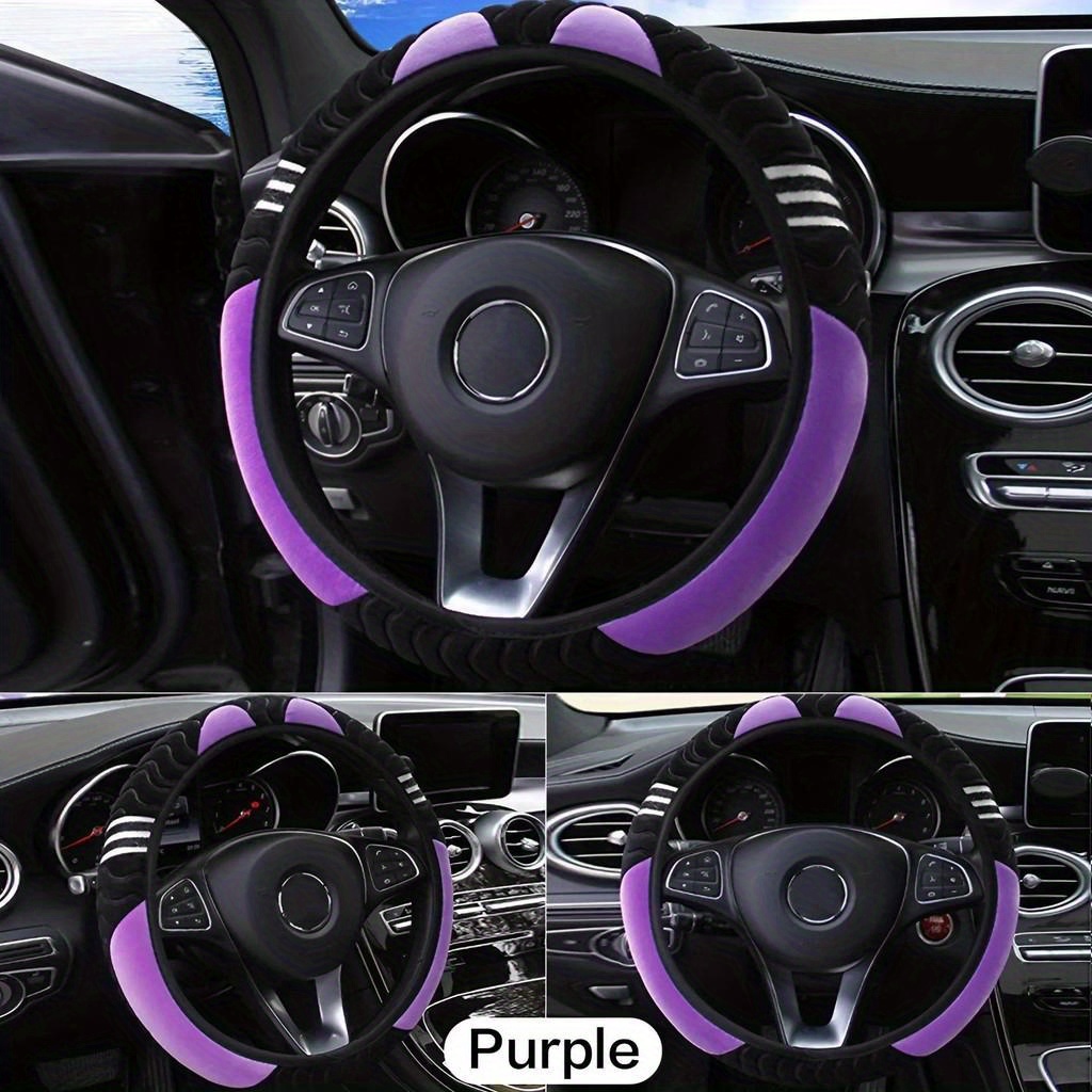 

Car Steering Wheel Cover Plush Warm Anti-slip Wheel Cover Car Styling Car Accessories