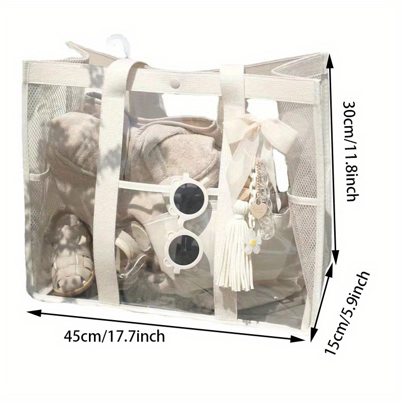 TEMU 1pc Travel Bag Foldable Duffle Bag, Personal Item Bag For Women Men Lightweight Carry On Bag Sports Gym Tote Weekender Overnight Bag