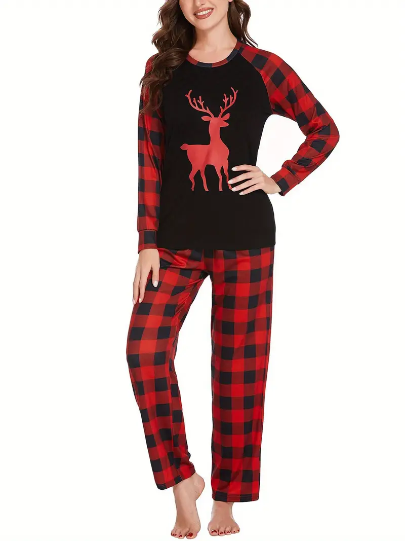 christmas pajamas family matching sets classic xmas Temu