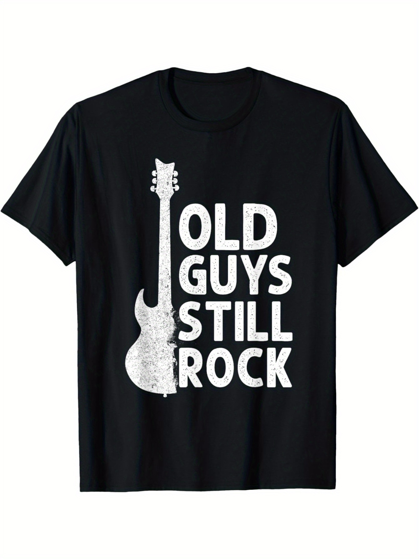 t shirt with guitar sold on Temu United States