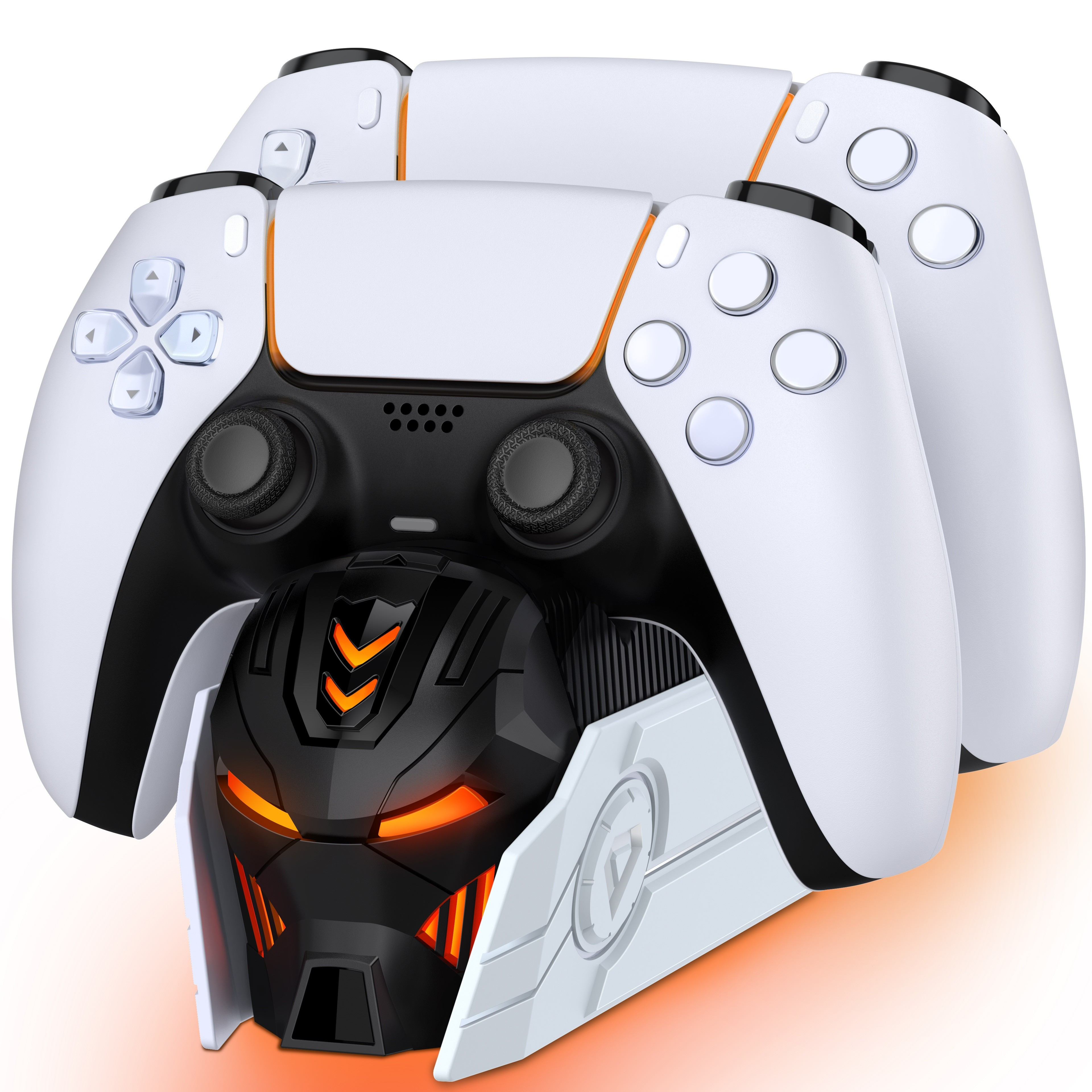 TEMU For Charging Station For Dua-sense/ Edge Controller, Controller Charging Station For Ps5 . Dual Fast Charging Dock, Led Light, Cool Design For