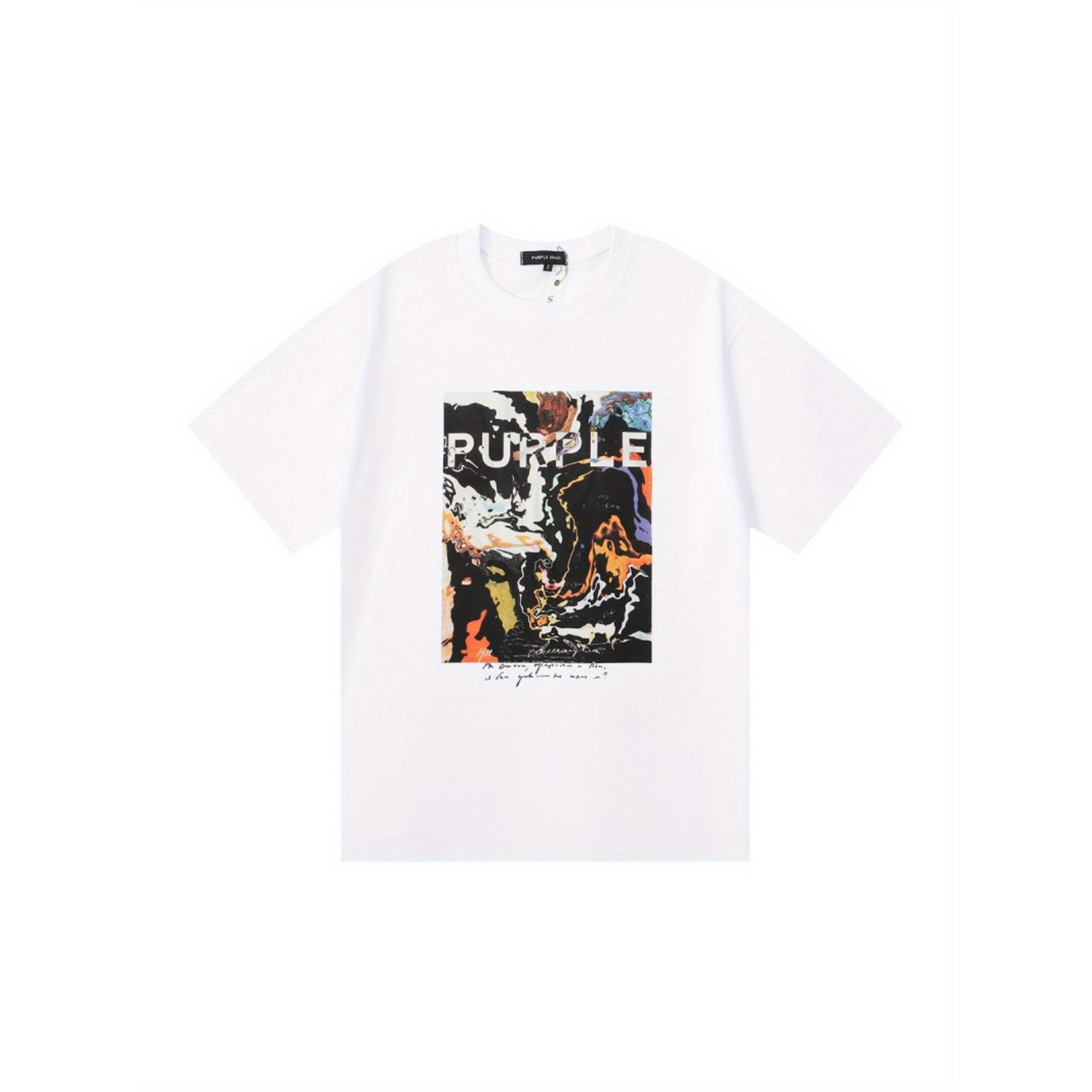 

Men's New -2024 Spring And Summer Fashion, Custom -shirt, Trend Purple T-shirt