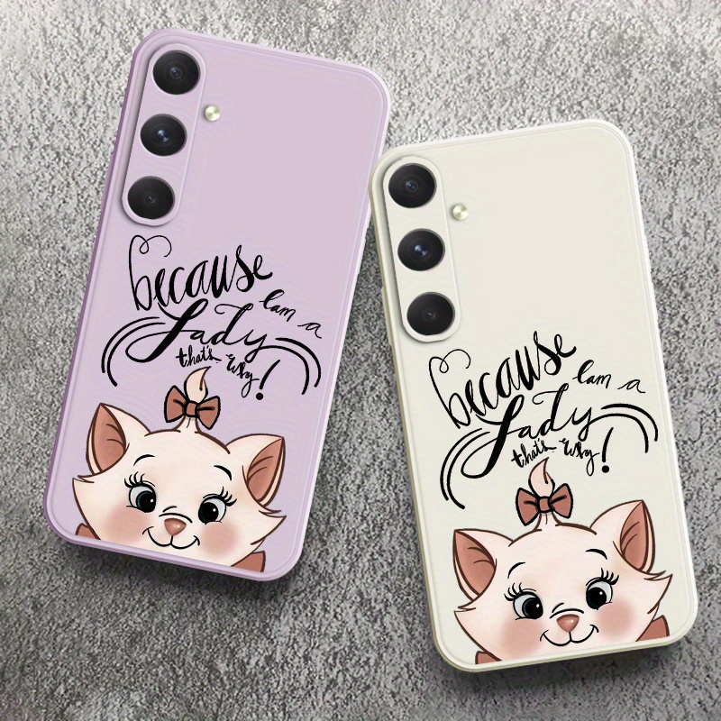 

Authorized Cat Cartoon Cute Luxury A54 A55 A35 A13 A33 A73 A52 A72 A24 A32 5g Phone Case Cover Phone Case