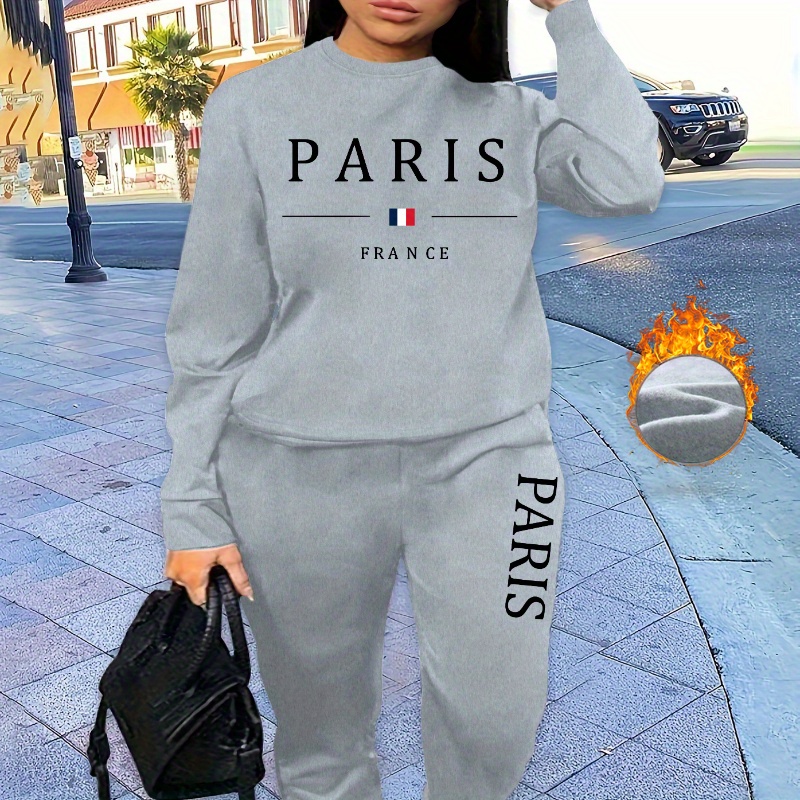 

Sweatshirt et Imprimé Lettres - , Lavable en , Col Rond, Toutes les , un Décontracté