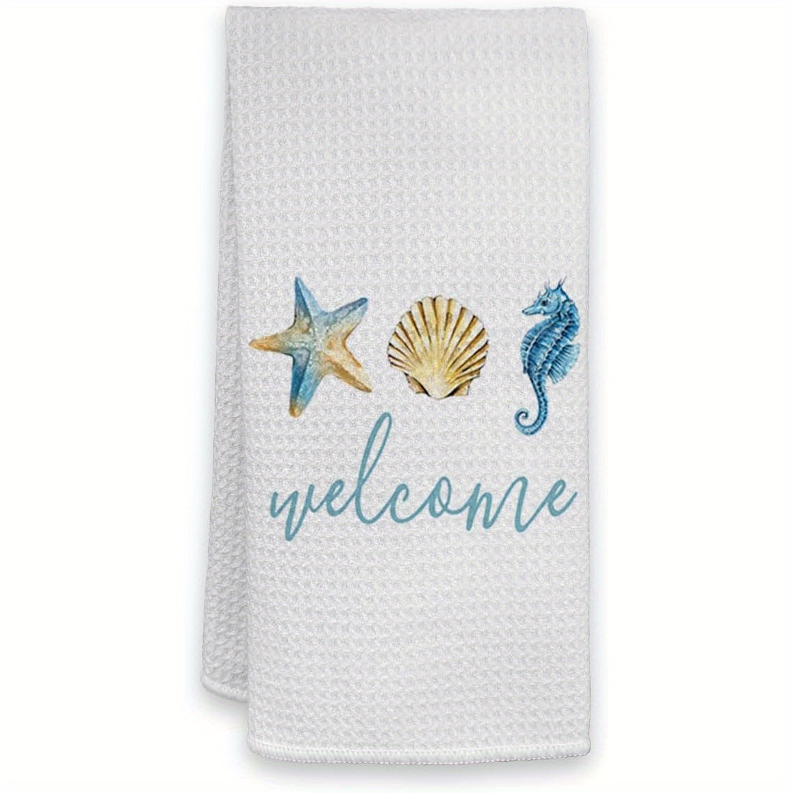 

Towels - 18x26 Inch, Decorative Dish Cloths With Nautical , Machine Washable Polyester, Kitchen & Bathroom