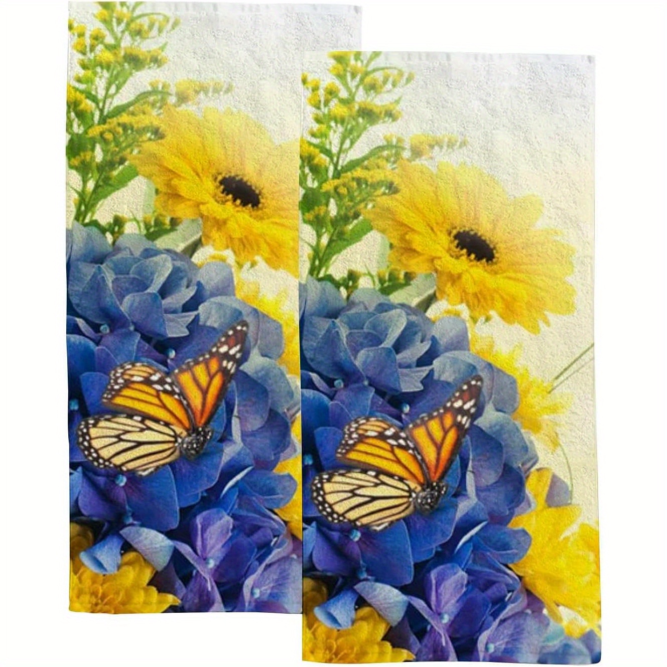 

2pcs Set Of And And Comfortable Quick-drying Towels Suitable For Bathrooms And Kitchens Dish Towels 18*26 Inches