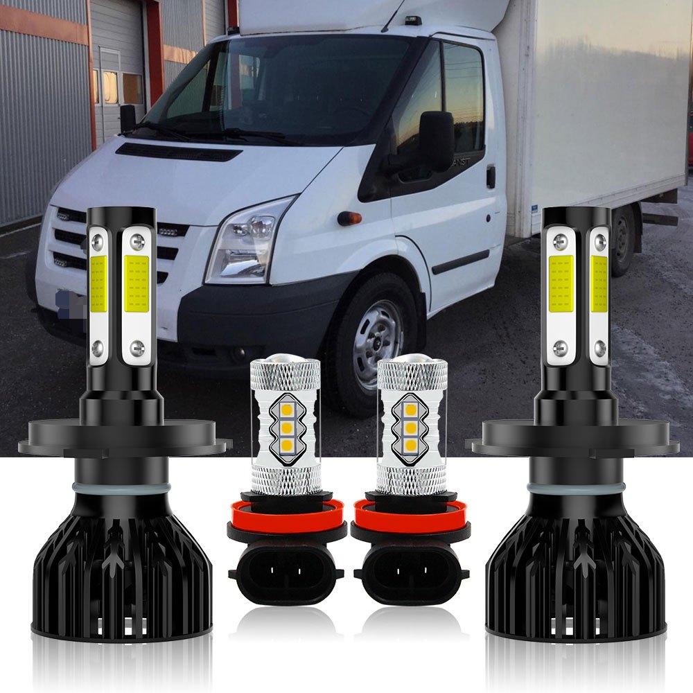 

H4/9003 + H11 Led Headlight Bulbs For Yaris 2006 2007 2008 2009 2010 2011 2012 2013-2019 Beam + Fog Light, 6500k White 4000lm , New , Free