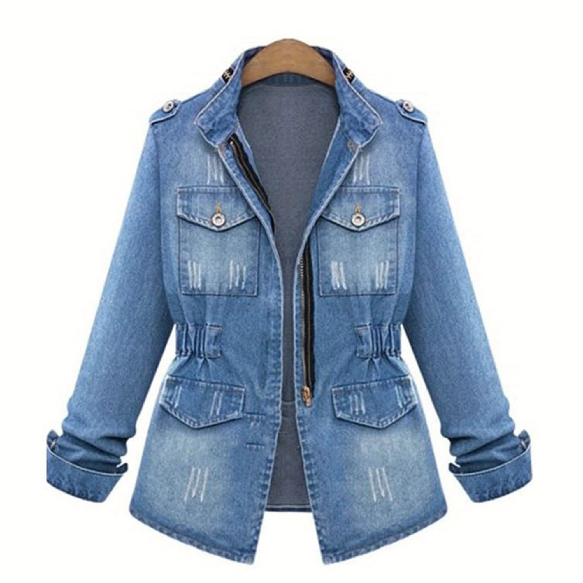 

Women's Plus Size Long Sleeve Outerwear, L-5xl