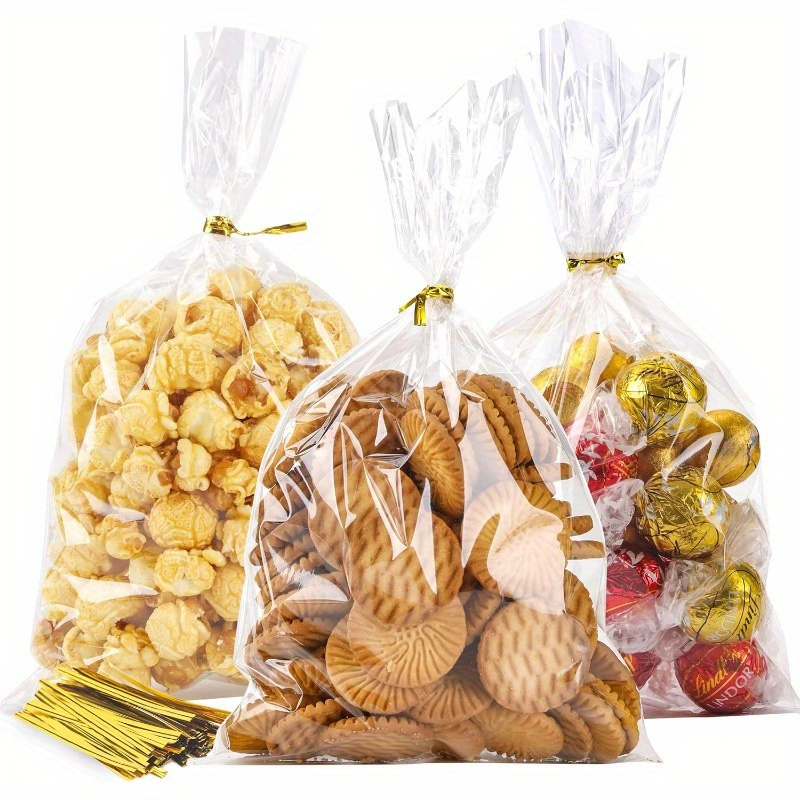 

- 5x11 Plastic Gift Bags - For Cookies, , Favors, , Christmas, Halloween, 's Day