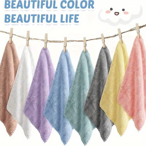 20 random solid color towels face towels soft absorbent face towels bathroom additions kitchen and home goods