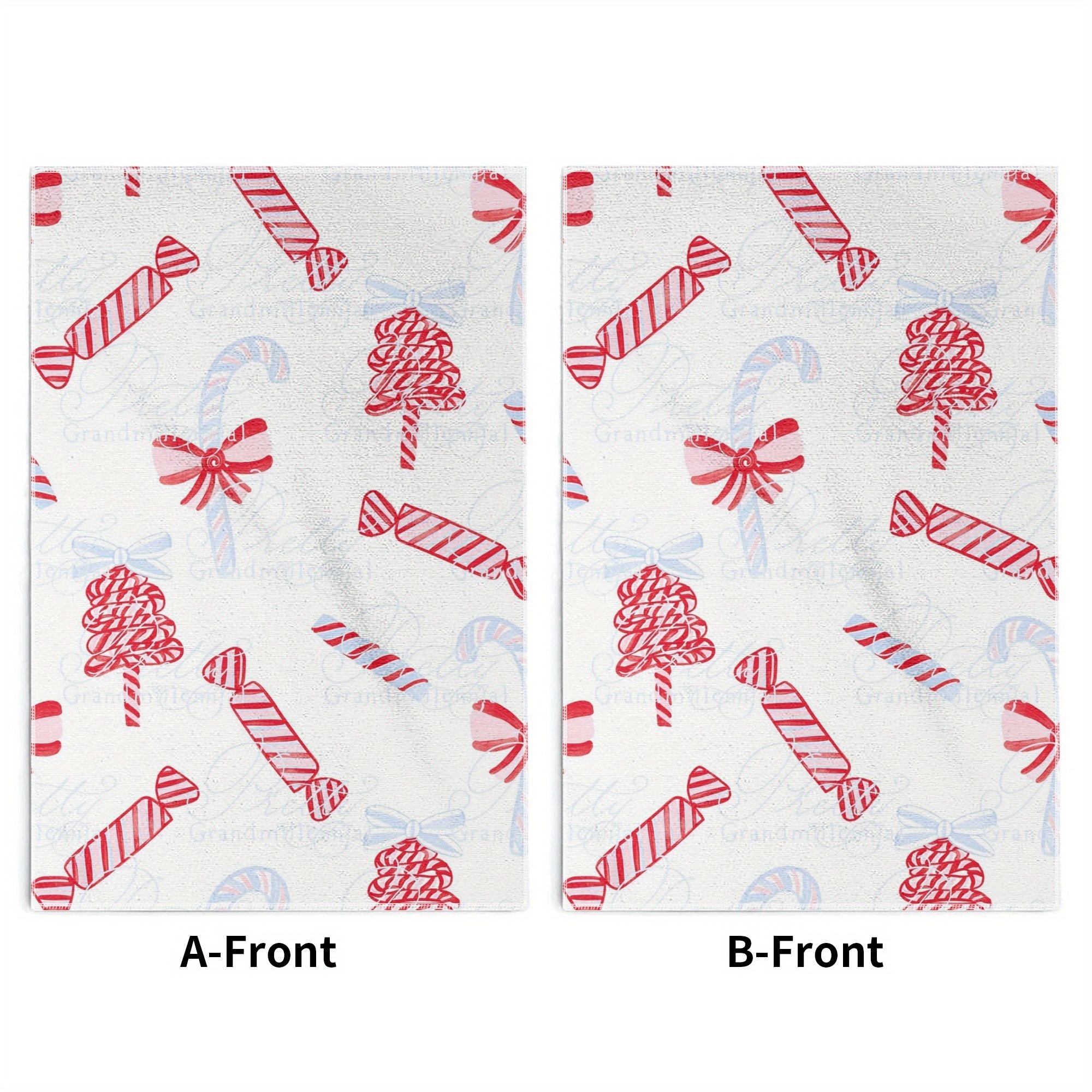 

2pcs Christmas Kitchen Towels - Tree & , Oversized 18x26 Inches, Machine Washable Polyester Scouring Pads For Home Decor, Best For Christmas