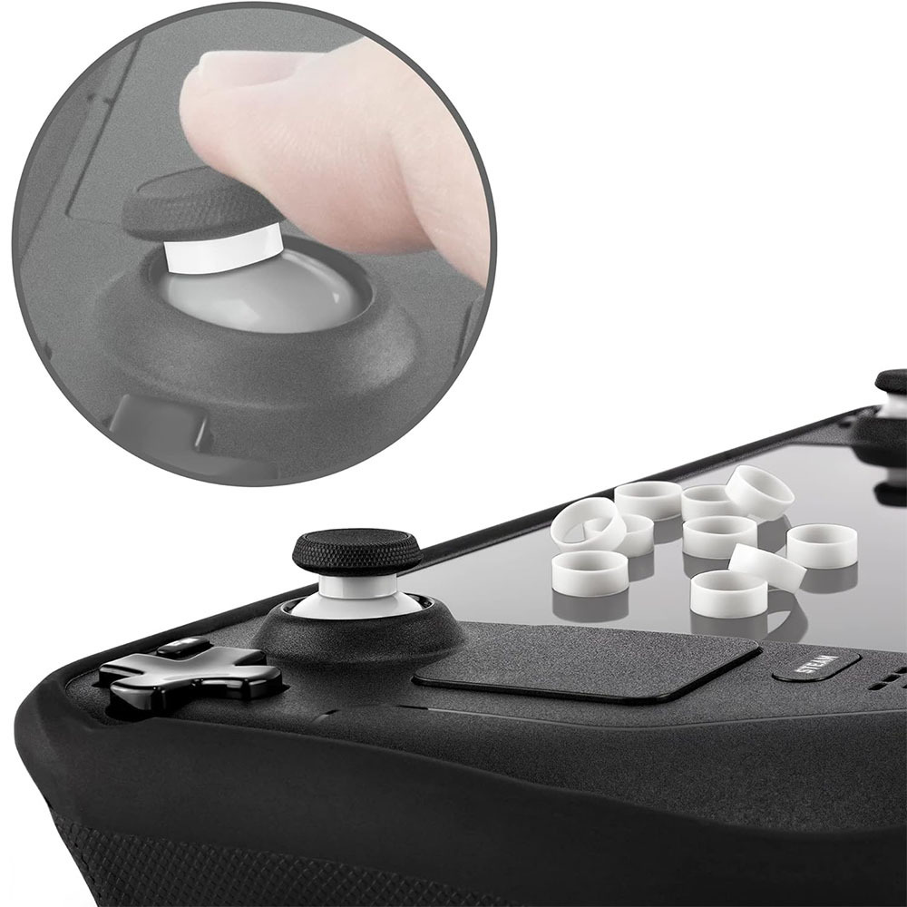 

Couvres de protection de de gamepad en silicone, ensemble de 4 pièces - Gardes de joystick anti-usure pour les contrôleurs PS4/PS5/Xbox/Switch Pro/, pas de batterie requise