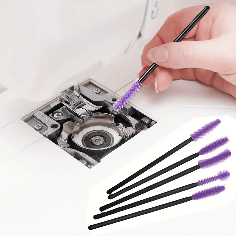 

Brosses de nettoyage pour machines à coudre en silicone, 4 pièces/12 pièces, réutilisables, poils raides pour les difficiles d' et les fentes