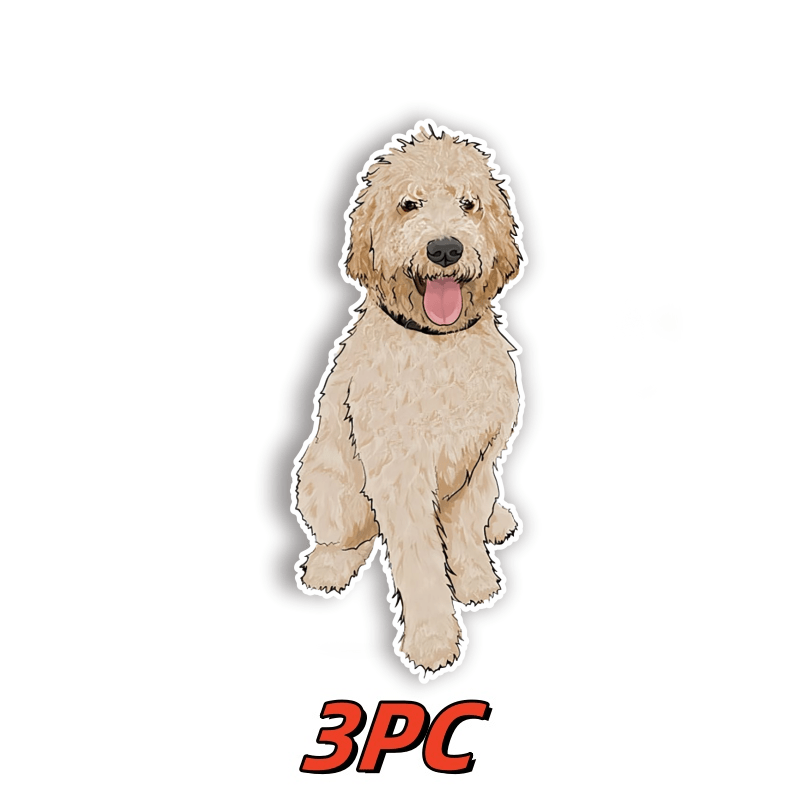 

3pcs Vinyl Decals - Waterproof, Matte Stickers For Cars, Laptops, And Windows