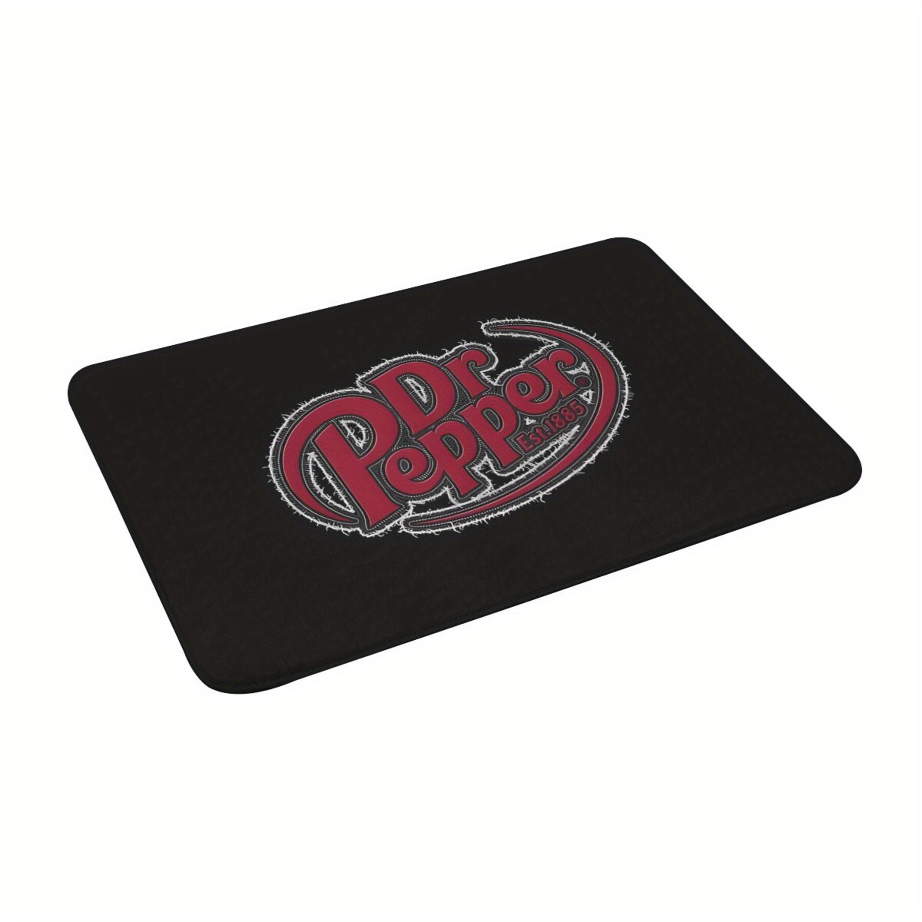 

Dr Pepper Anti-slip Doormat: For Your Entryway - Machine Washable, Rectangular, And Lightweight