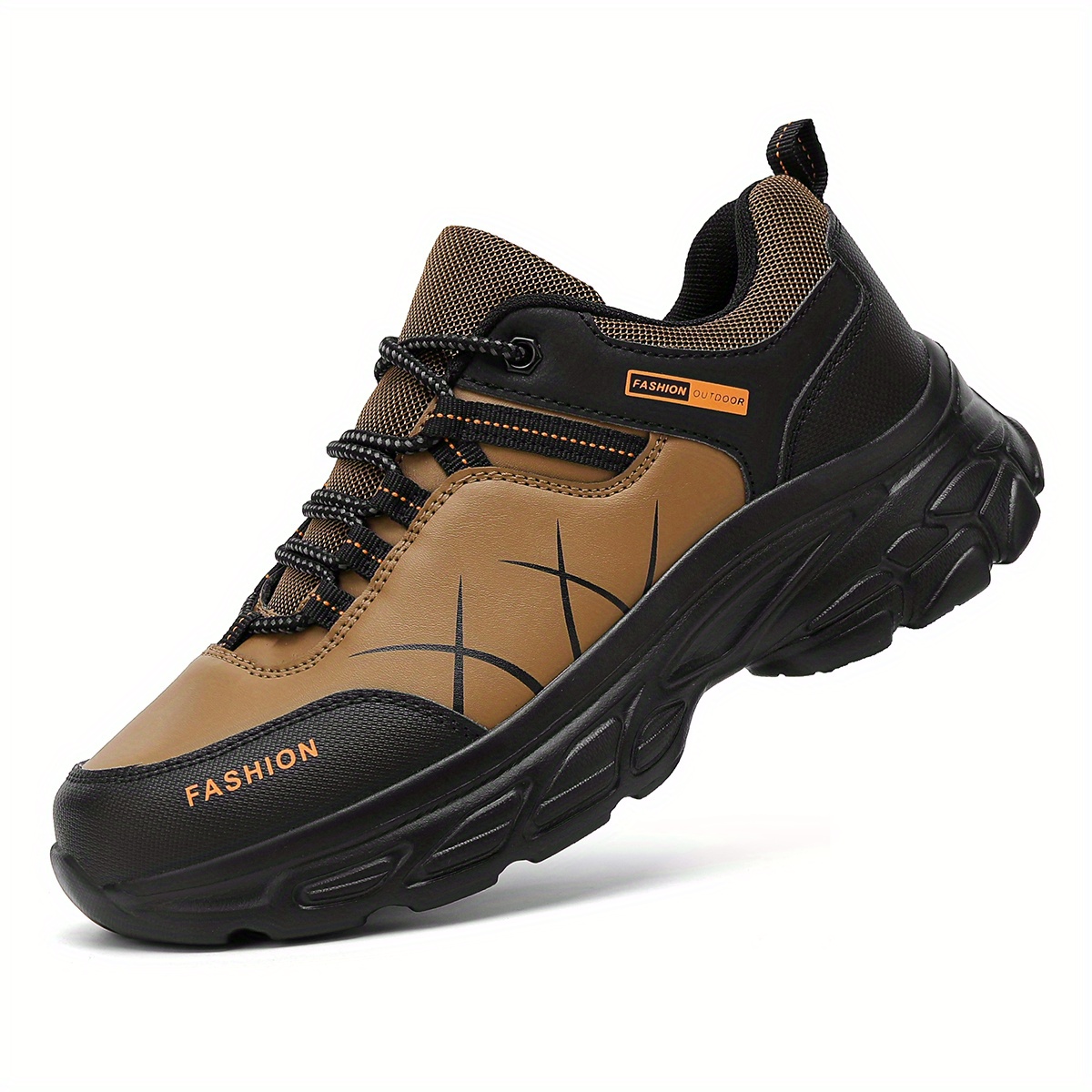 unisex hiking boots outdoor trekking shoes round toe eva sole fabric insole and made polyurethane season mountain climbing footwear details 2