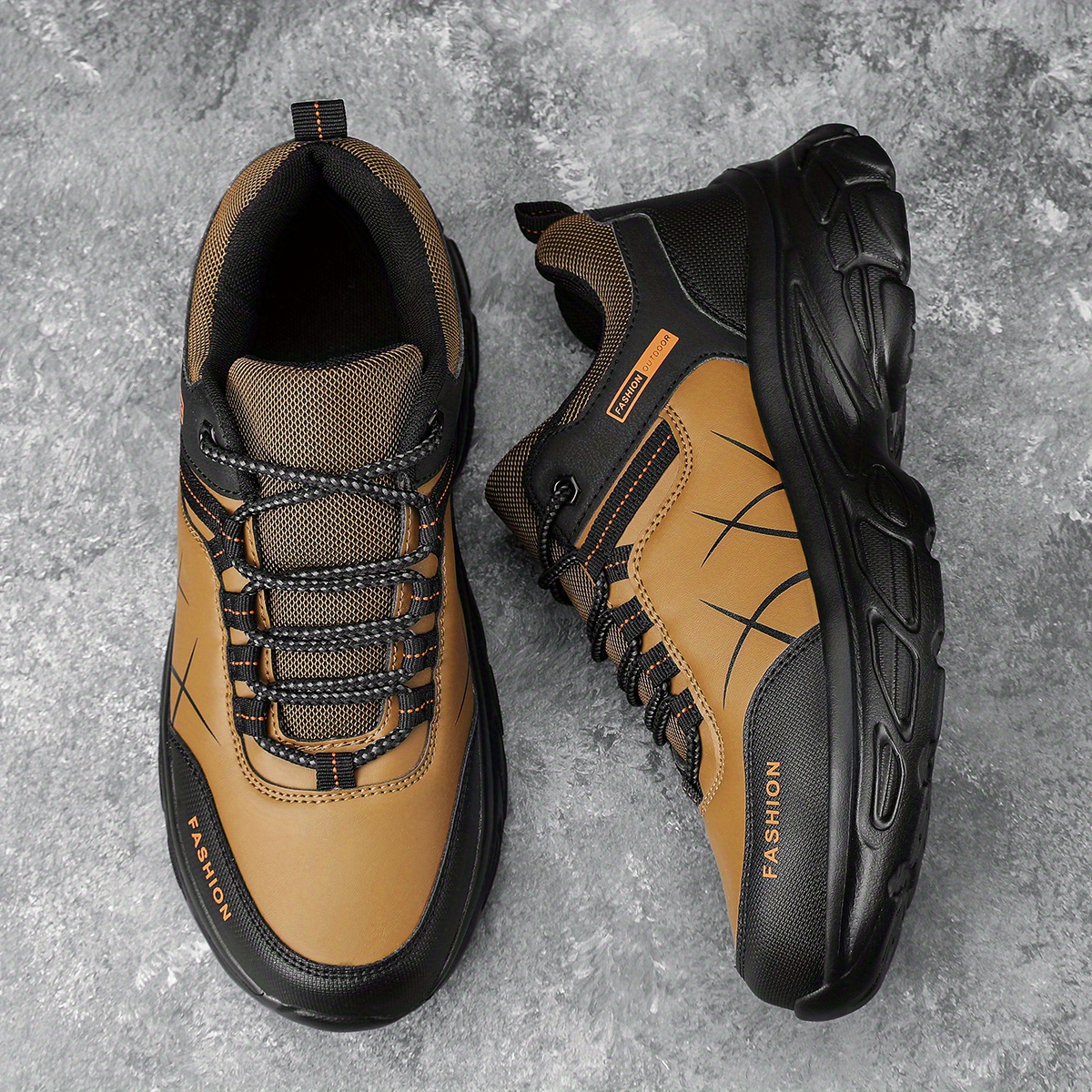 unisex hiking boots outdoor trekking shoes round toe eva sole fabric insole and made polyurethane season mountain climbing footwear details 8