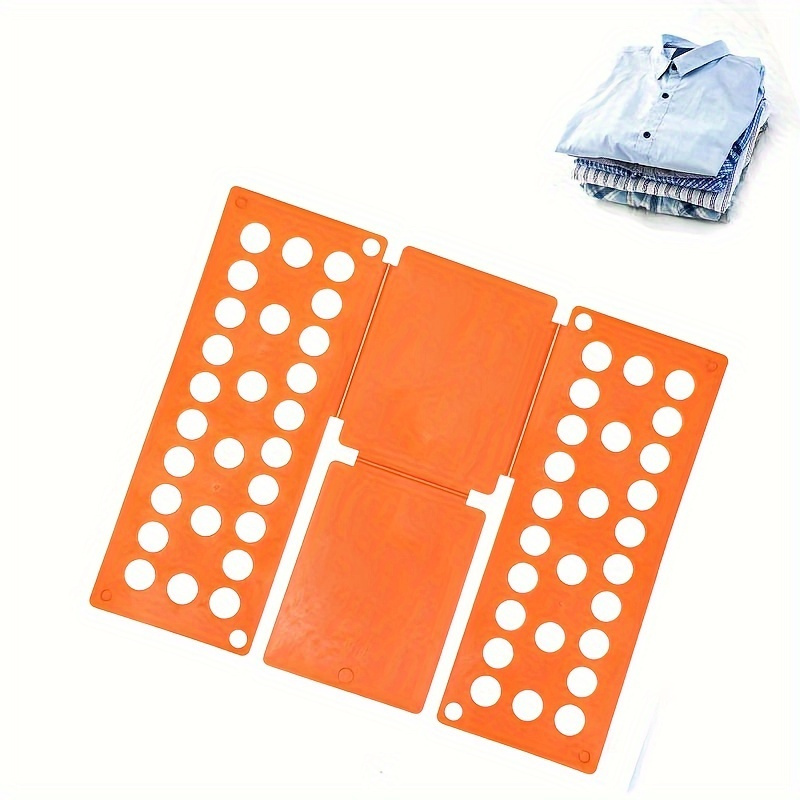 

Space-saving Plastic Folding Board For Shirts, Pants, Skirts & Towels - Clothing Organizer, Foldable Clothes Storage, Room Decor