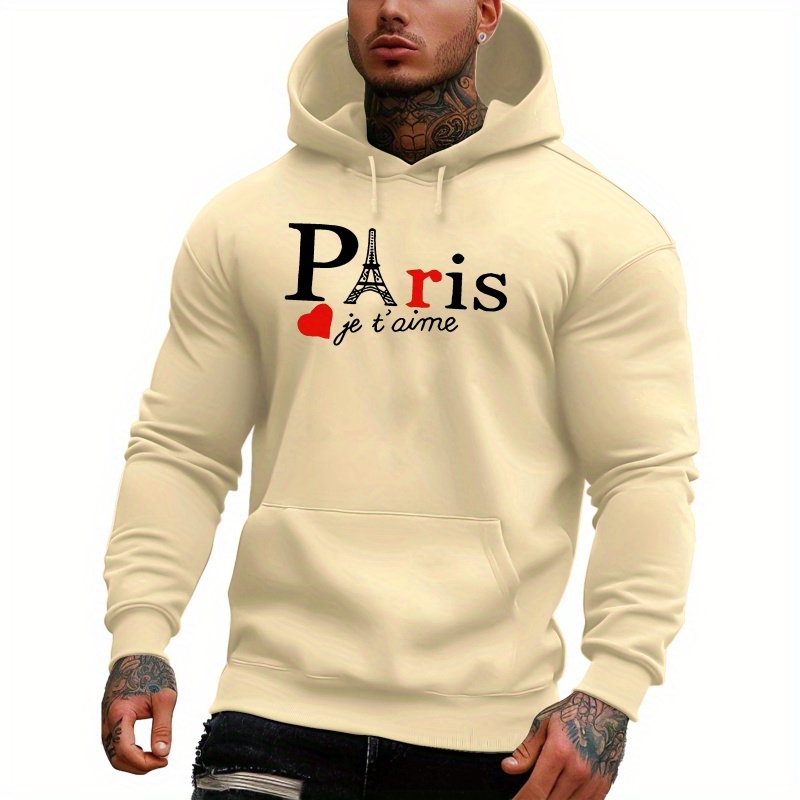 

Sweat à capuche : Pull en peluche d'hiver pour hommes - Sweat gratuit - Mode américaine - Haut imprimé - Cadeau pour hommes - Manches longues - Coupe régulière - Tissu tricoté - Style décontracté