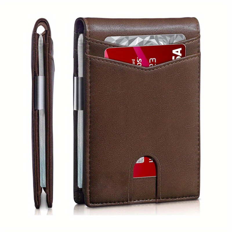 Cartera para hombres con bloqueo RFID de 12 ranuras - Cuero falso negro, Diseño antirrobo con cierre de cremallera seguro, múltiples ranuras para tarjetas e ID, ideal para negocios y uso diario, Cartera de negocios | Diseño de cartera moderna | Cierre de cremallera duradero, Cartera RFID