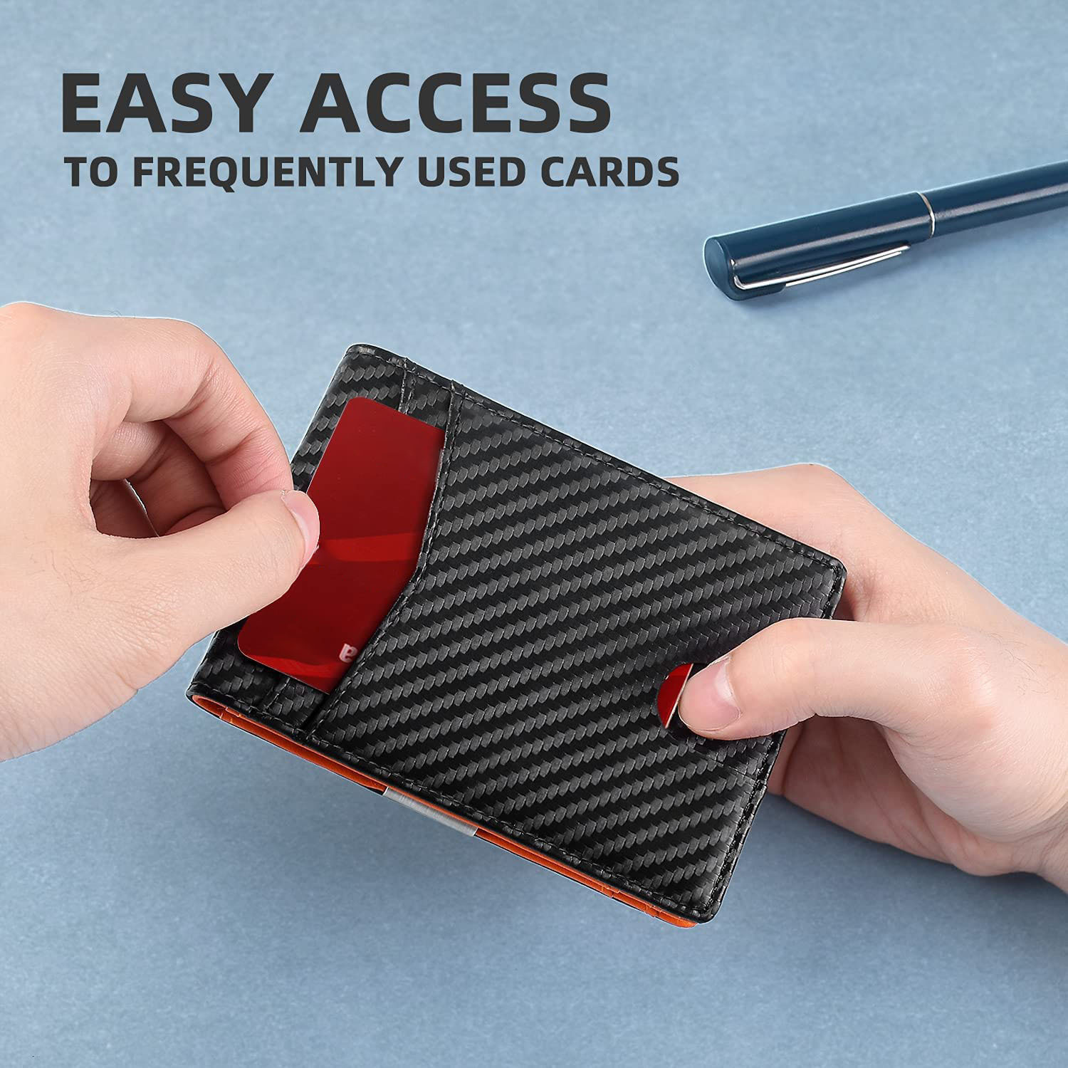 Cartera para hombres con bloqueo RFID de 12 ranuras - Cuero falso negro, Diseño antirrobo con cierre de cremallera seguro, múltiples ranuras para tarjetas e ID, ideal para negocios y uso diario, Cartera de negocios | Diseño de cartera moderna | Cierre de cremallera duradero, Cartera RFID