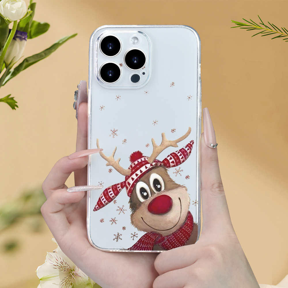 

Christmas Elk Phone Suitable For Iphone 15 14 11 Xs Xr X 7 8