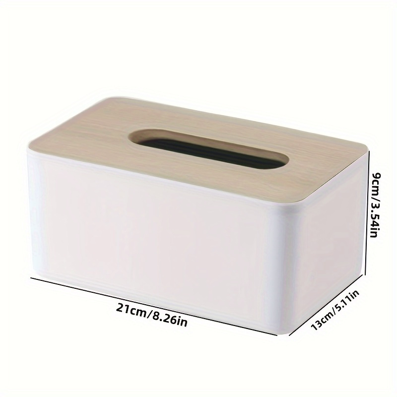 wooden tissue holder household paper towel storage box removable tissue boxes for office Product details 0