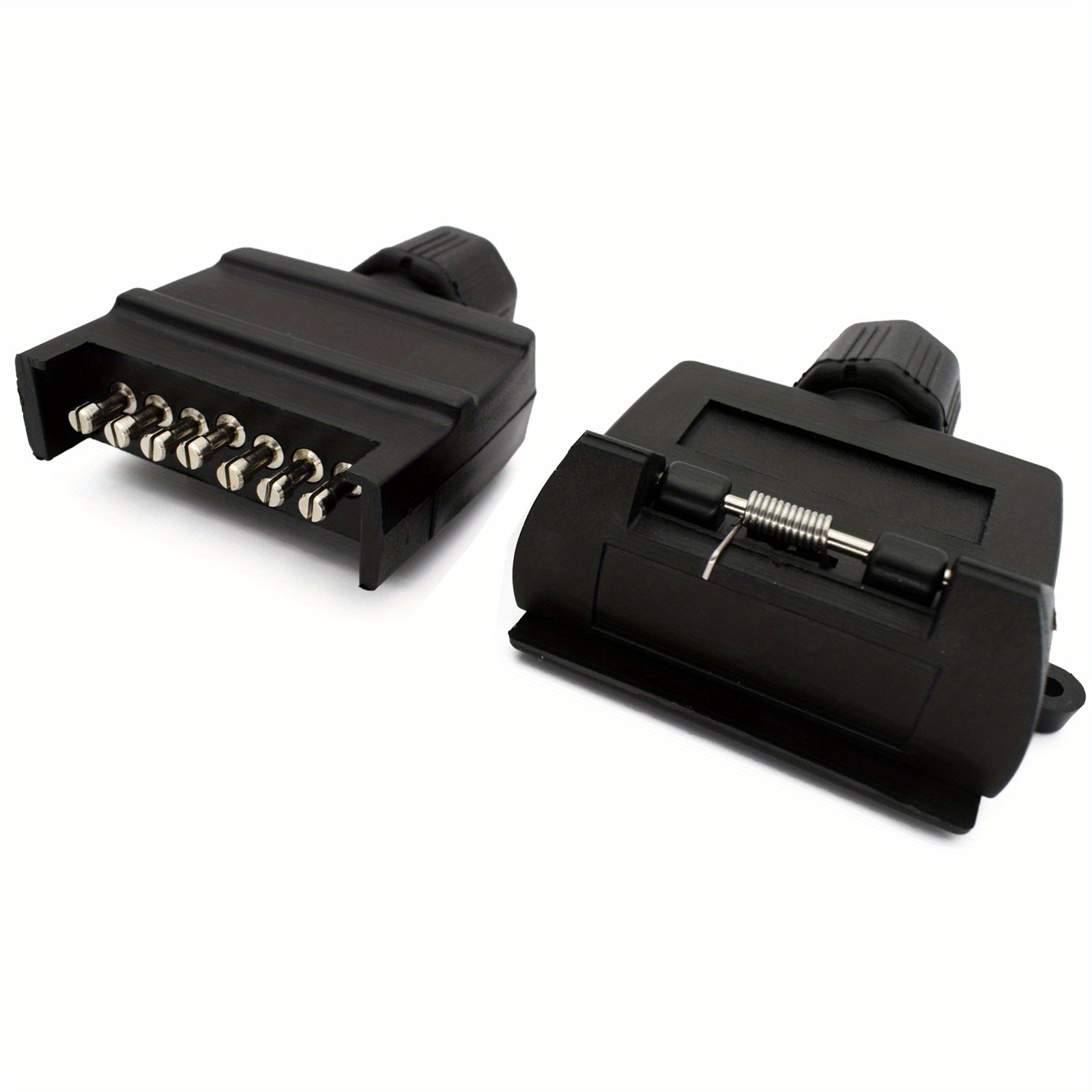 Aramox 7-Pin To 7-Way Trailer Adapter – EU To US Plug Converter For Lights