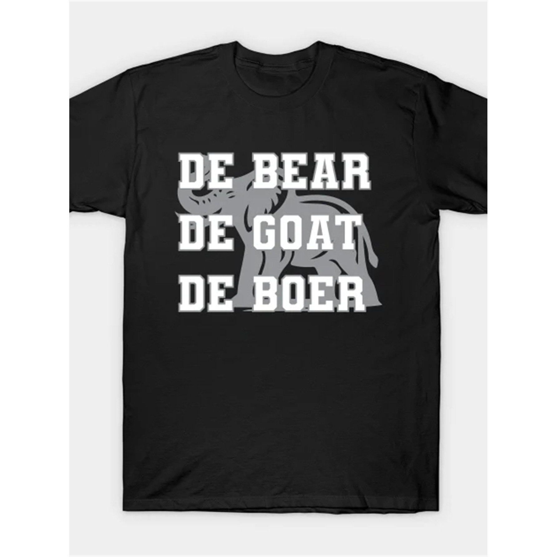 

By Bear De Goat De T-shirt Men's Fun 100 Cotton T-shirt