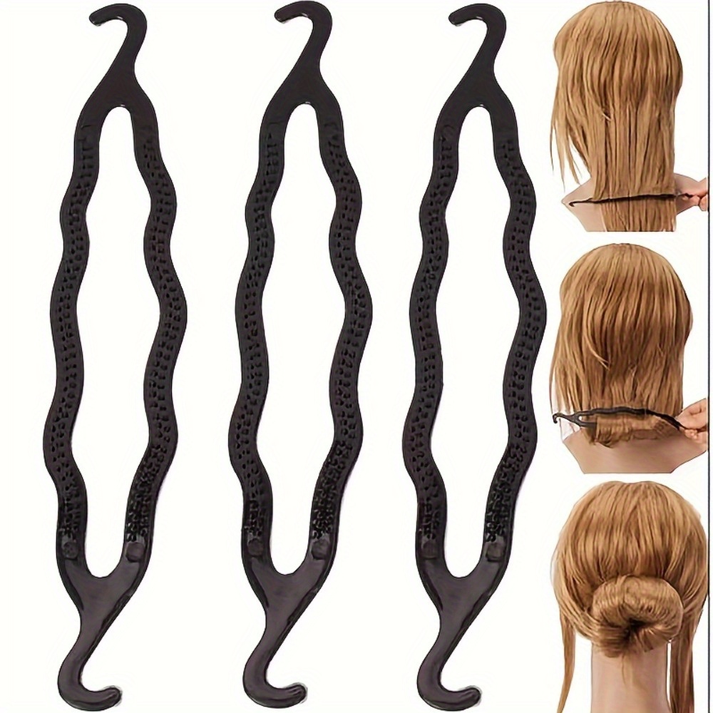 

Magic Hair Bun Maker Set, 2 Pcs - Effortless Hairstyle Twist Tool, Hair Curler And Braid Maker, Hair Styling Accessories For Salons & Home, Time-saving Updos, Suitable For All Hair Types