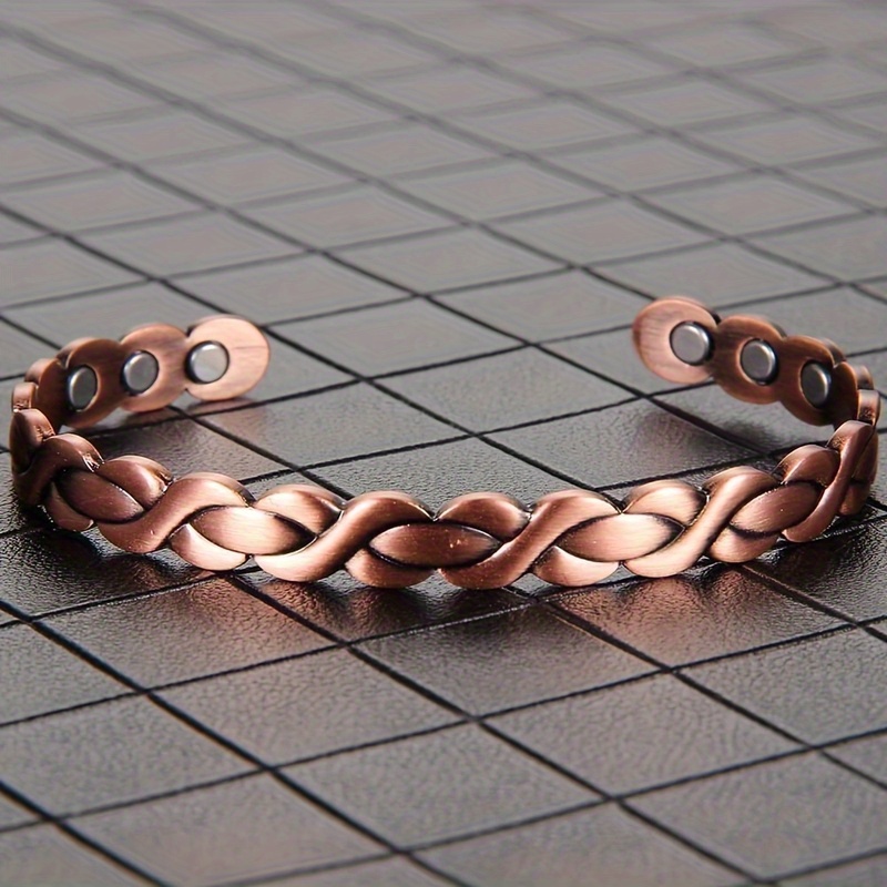 Adjustable Copper Bracelet For Women, Solid Copper Bangle, Ideal Mother's Day Jewelry Gift, 1pc, Jewelry Gifts