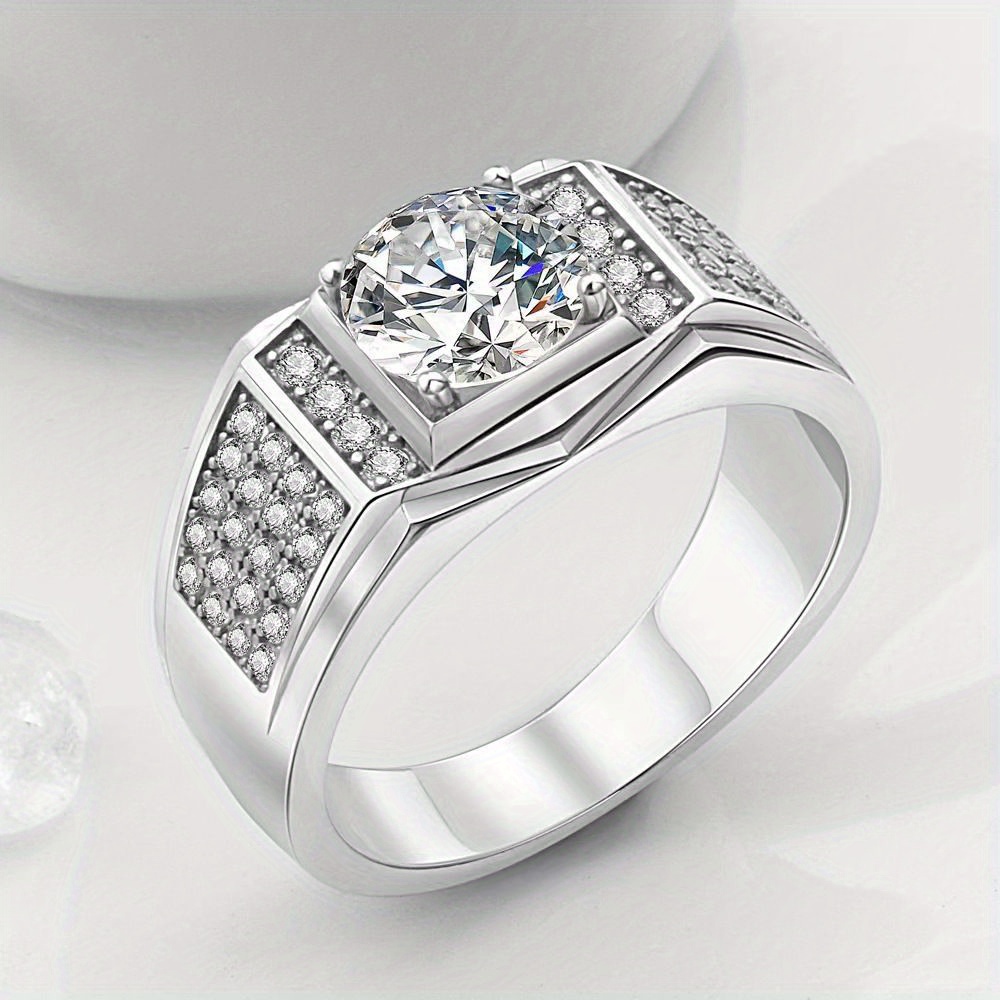 

Luxury And Hand Jewelry Men's Zircon Rings Are At Popular Banquets